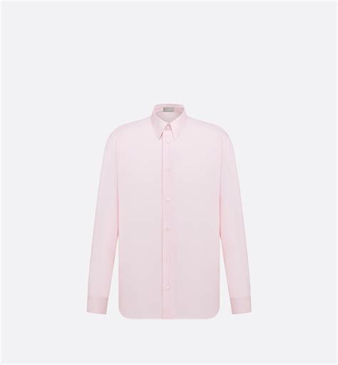 camicia con polsini dior|Camicia classica Popeline di cotone azzurra .